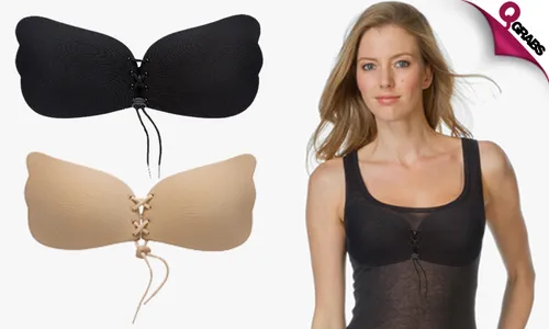 Stick-On Push-Up Strapless Bras!